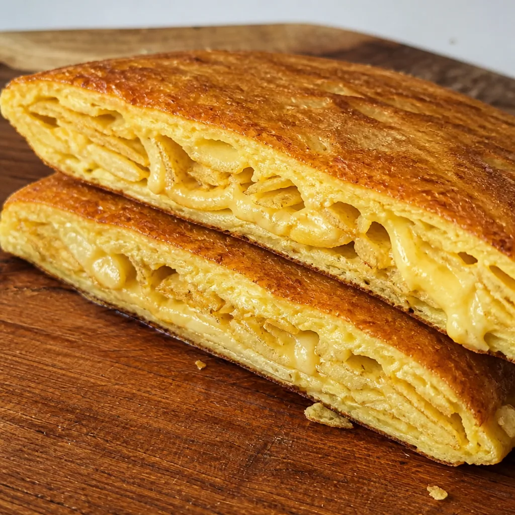 Omelette de chips molles