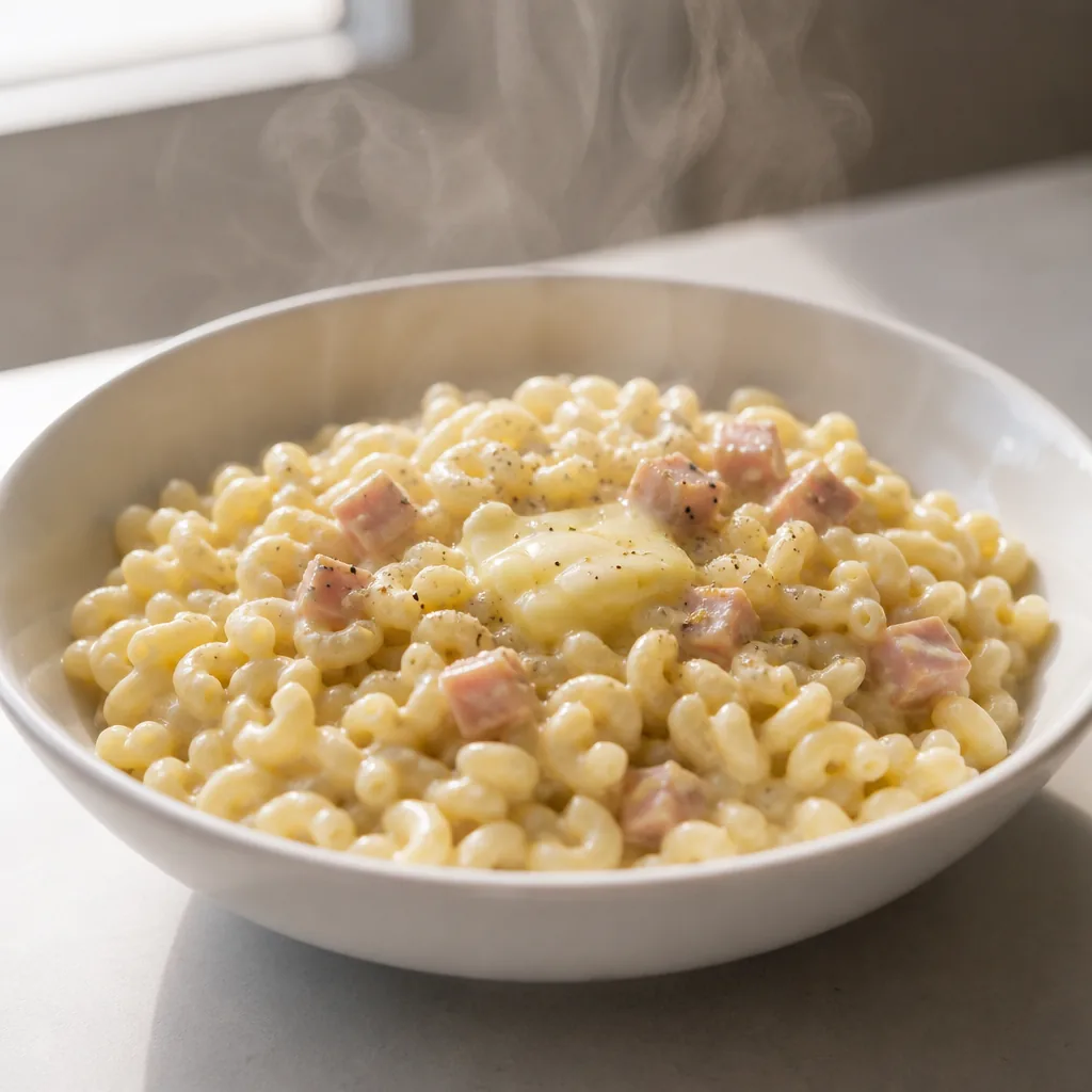 Coquillettes jambon-beurre upgrade
