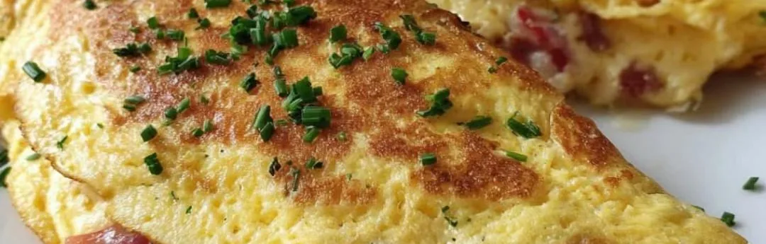 Omelette lardons