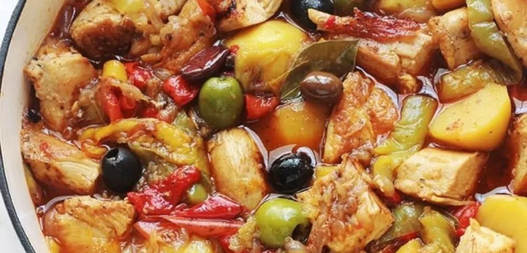 Poulet mijoté