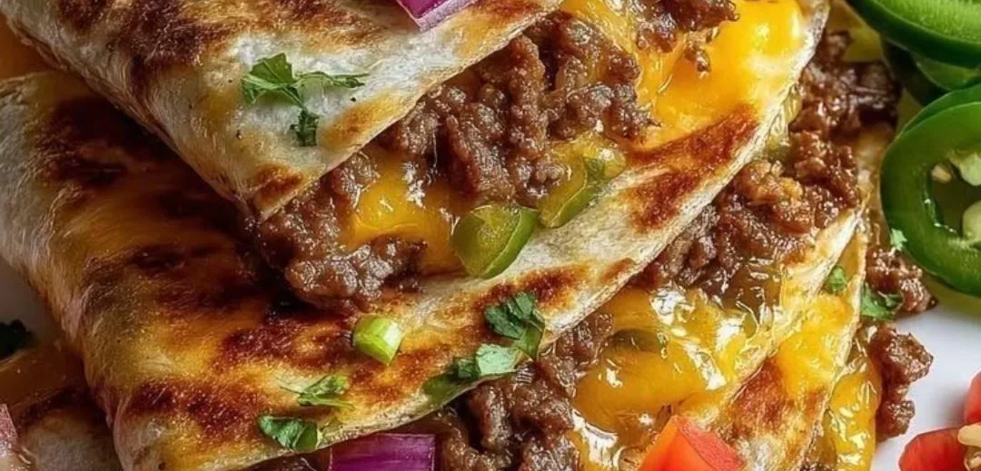 Quesadilla oeufs-bacon