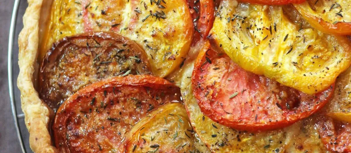 Tarte tomates-moutarde